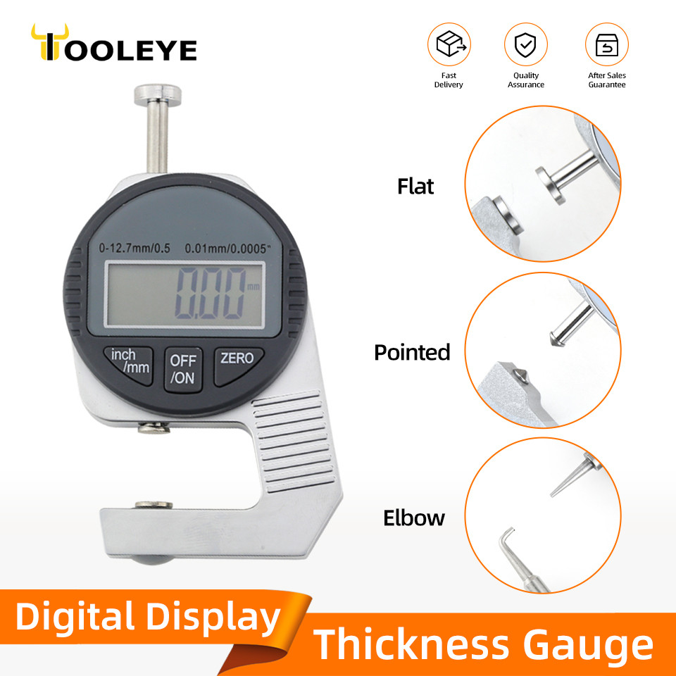 Digital Thickness Gauge Measuring Tools Electronic Thickness Meter Measure Thickness Of Paper Cloth