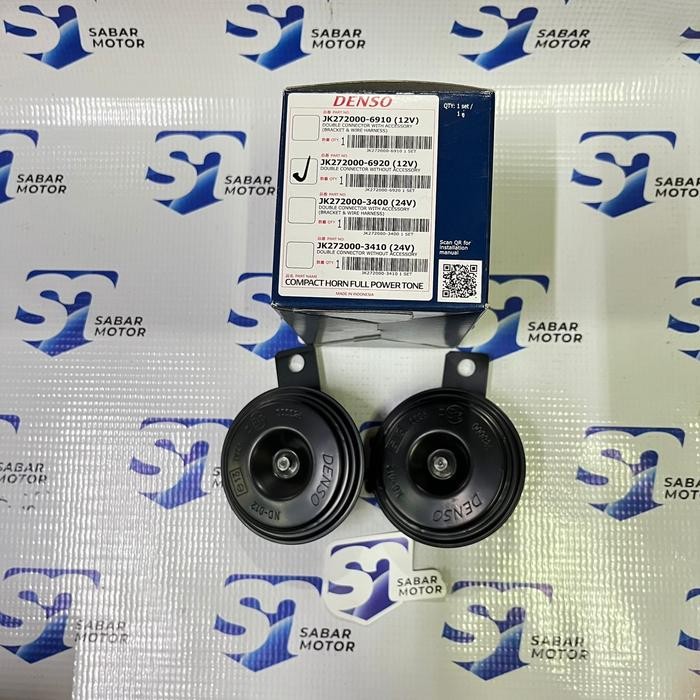 KLAKSON DENSO DISC - KLAKSON DENSO DISC WATERPROOF - KLAKSON MOBIL / KLAKSON MOTOR STEREO (2PCS