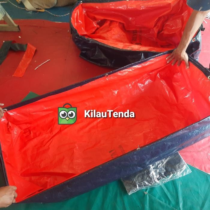 Terpal Kolam Ikan 2X1X0,5M Kolam Terpal 2X1 Tipe A5 Korea Promo 