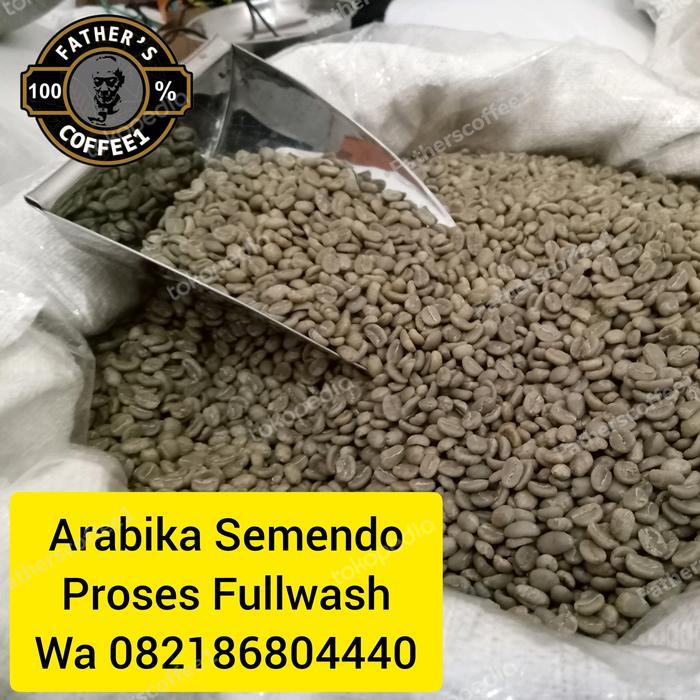 KOPI ARABIKA SEMENDO SANGRAI FULLWASH BIJI, BUBUK TERMURAH 1 KG