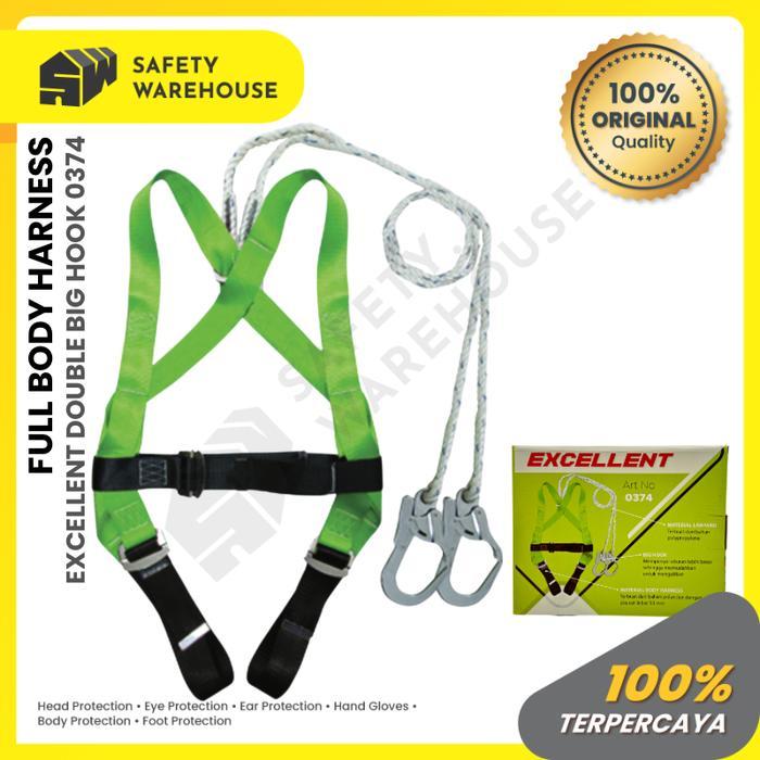 Excellent Safety Harness / Full Body Harness Double Big Hook Excellent 0374 Terjamin
