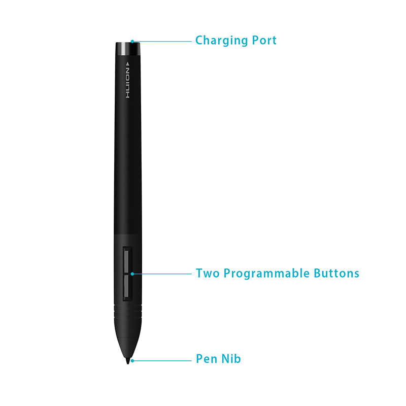 Huion P80 PEN80 Rechargeable Digital Pen Stylus for Professional Graphic Drawing Tablets 420 H420