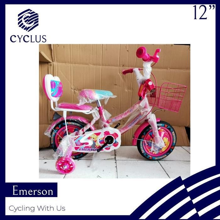 KURIR INSTAN - Sepeda Anak Perempuan Mini Emerson 12 Inch
