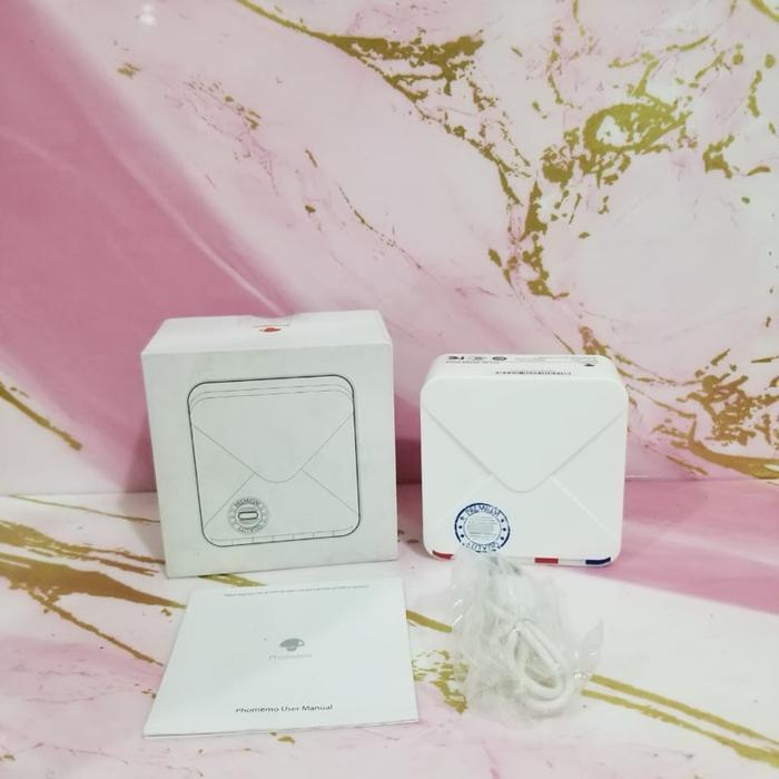 Phomemo M02S Mini Mobile Thermal Bluetooth Printer Resi Pengiriman Print Barcode
