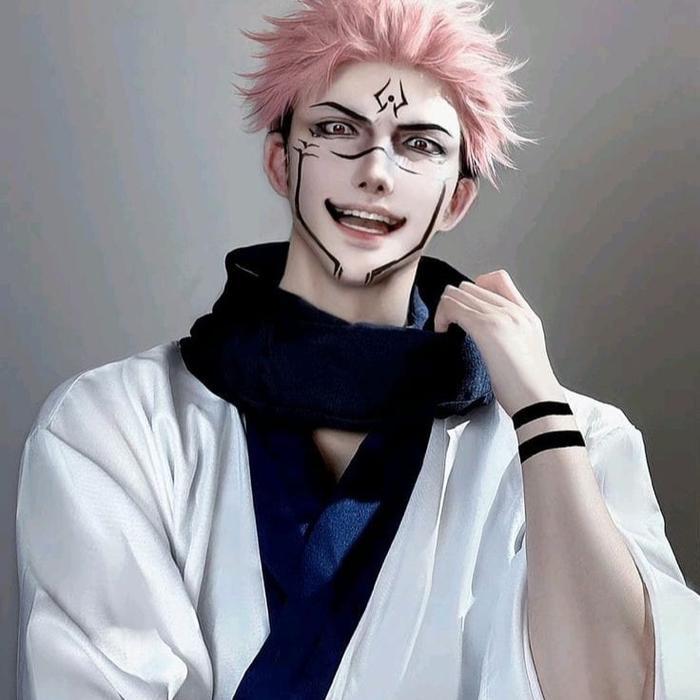 (PDS) JUBAH SUKUNA JUJUTSU KAISEN KOSTUM COSPLAY