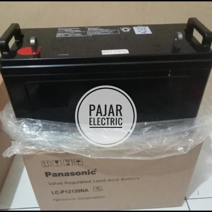 Baterai VRLA Panasonic 12V 120AH Panasonic LC-P12120 Aki Kering 120AH