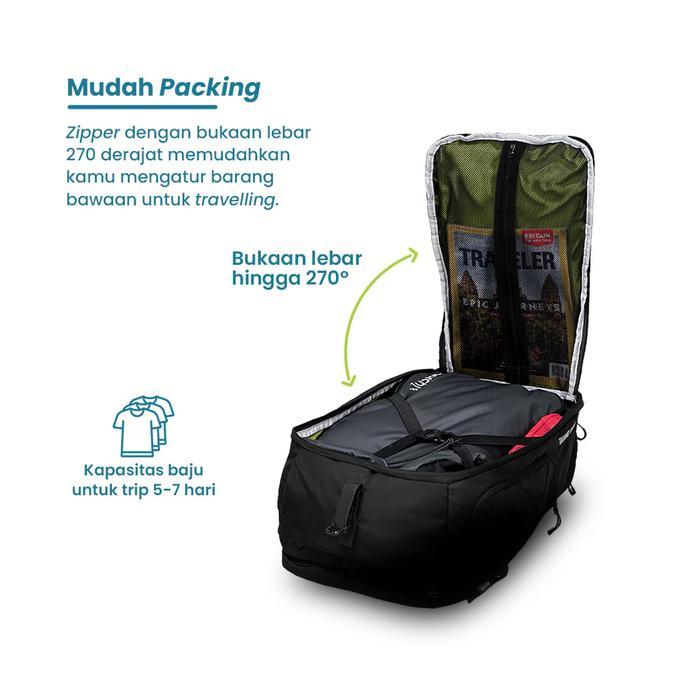 TORCH Travel Backpack Takahagi 40 Liter - Tas Gunung - Tas Mudik Kabin Pria