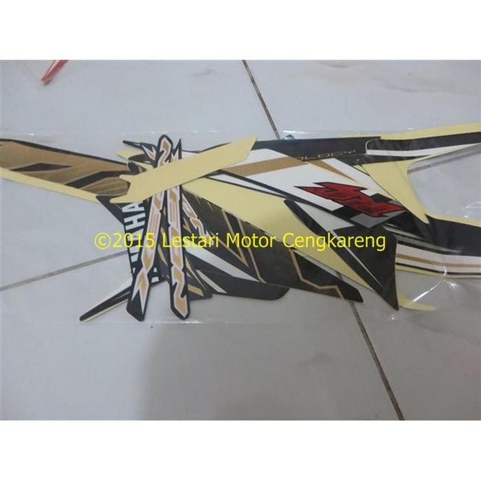 Stiker/Stripping Body Xeon RC Coklat