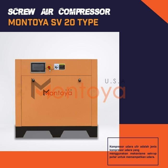 Compressor Screw 20 hp 15 kw SV 20 Montoya U.S.A