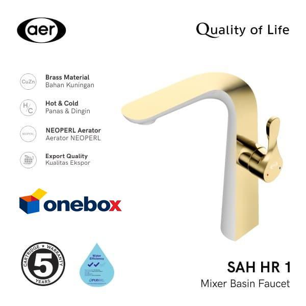 AER Kran Wastafel - Kran Air Panas Dingin Luxury Series SAH HR1