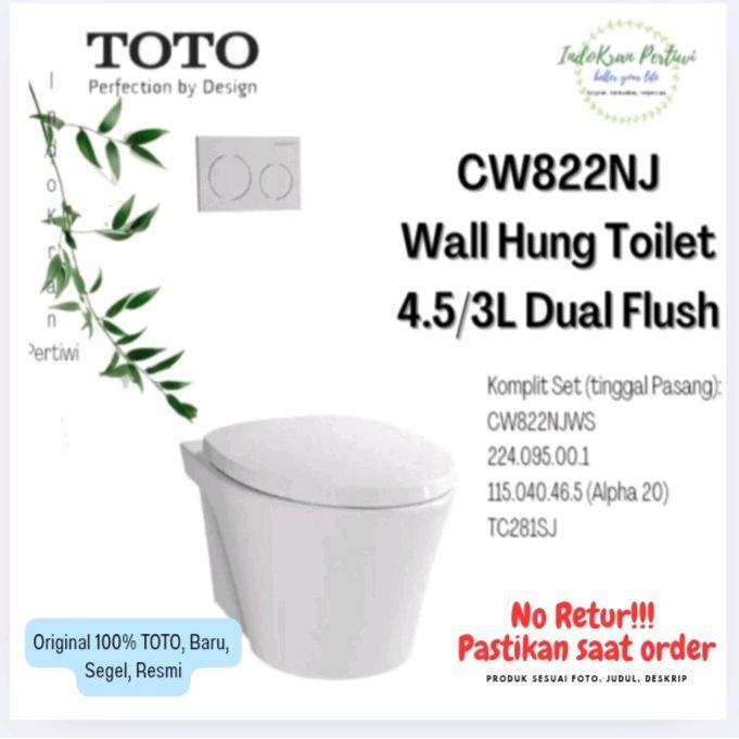 Closet Duduk TOTO CW822NJ type Wall hung