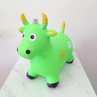 PANDA TOYS SEMARANG ANIMAL JUMPING BINATANG KARET SUARA LAMPU - SAPI