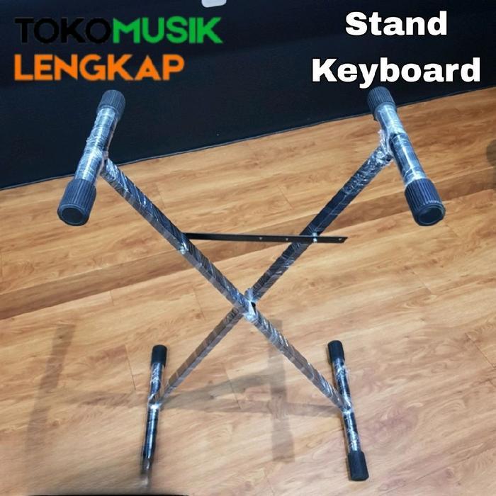 STAND KEYBOARD BIASA/CAGAK KEYBOARD /KAKI KEYBOARD