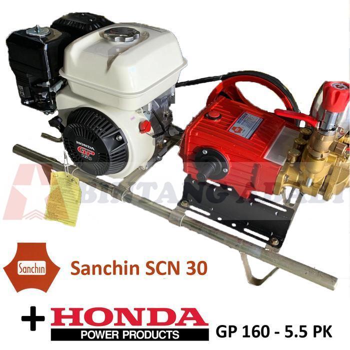 Sanchin SCN 30 Power Pompa Sprayer Kit Set Dengan Honda GP 160 KOMPLIT