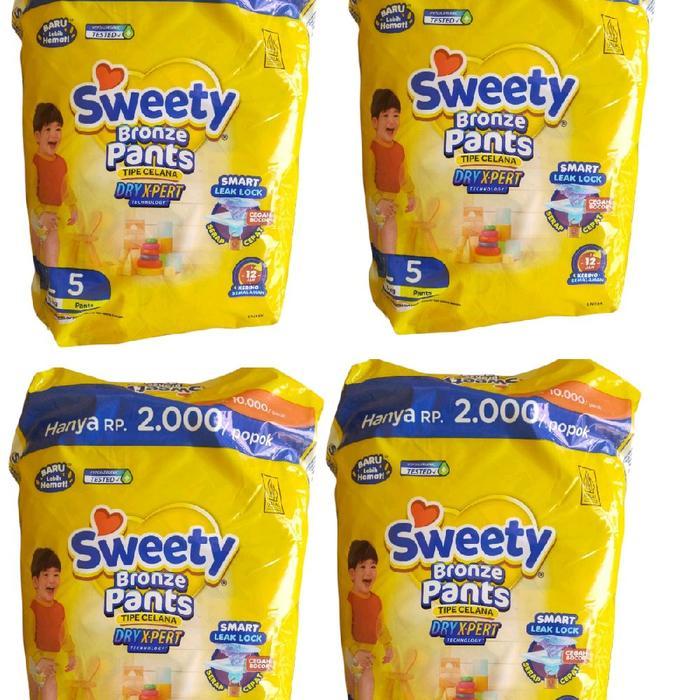 (4 BAG) PEMPRES ANAK SWEETY MINIPACK SIZE M 5/ L 5/ XL 4