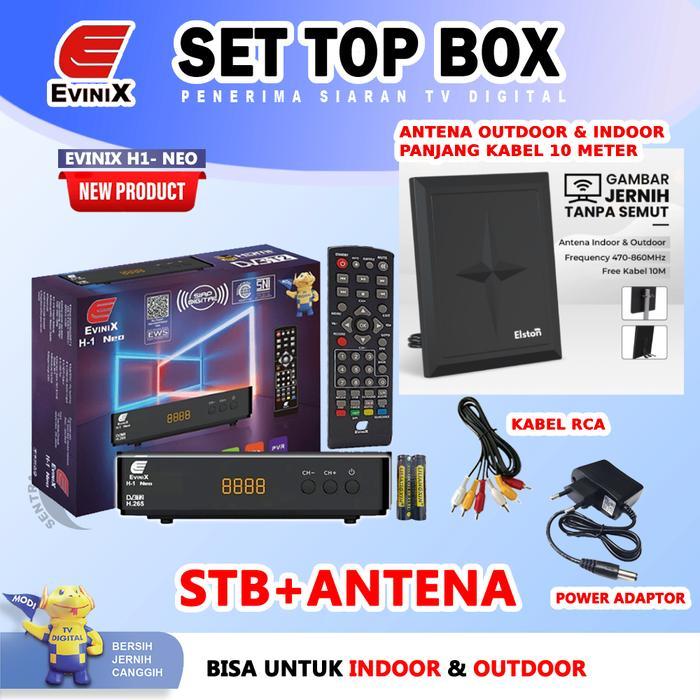 Diskon Set Top Box Evinix H1 Neo Versi Terbaru  Stb Promo Termurah Bergaransi Resmi Penerima