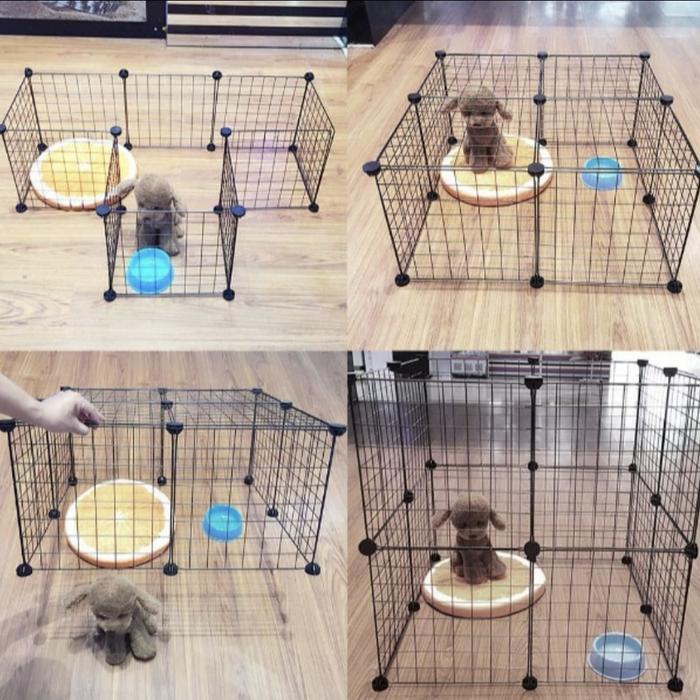 Kandang Pagar Simpel/Kandang Anjing, Kelinci, Kucing Kecil