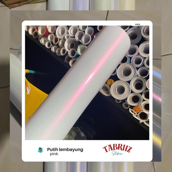 Stiker skotlet warna putih lembayung untuk body kendaraan motor dan mobil (TERBAIK) (TERBARU)