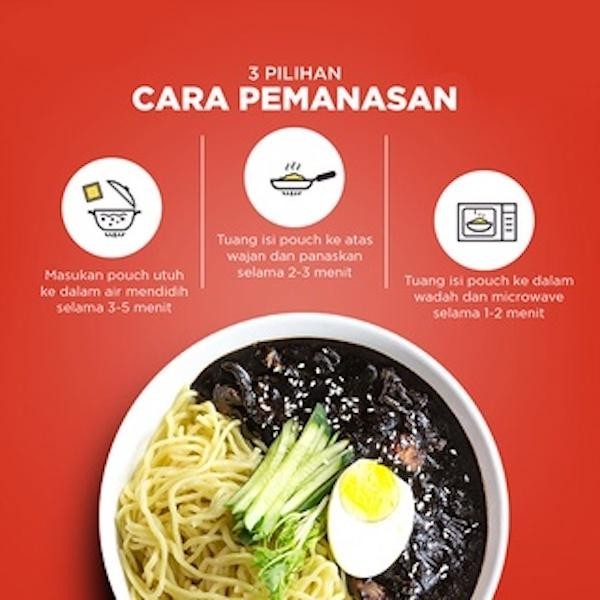 

Mamiseler45 - Paket 3 Mujigae Jajangmyeon 265Gr - Mie Saus Kedelai Hitam Korea Halal Makanan Instan