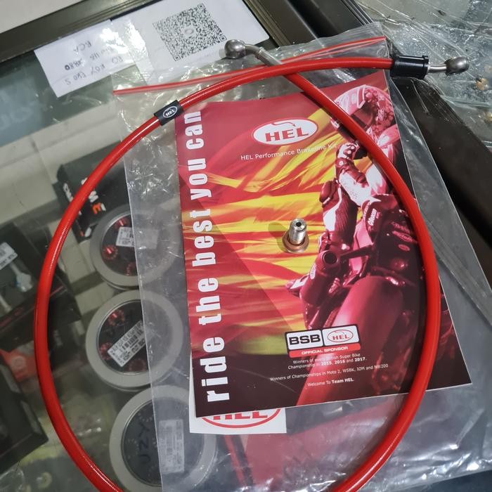 Selang Rem Depan Hel Merah Xmax250 (Dari Modul Abs Ke Kaliper Depan)