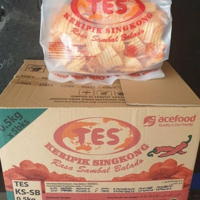 

KRIPIK SINGKONG BAKAR SAMBAL BALADO TEST 5PAKX500GRAM