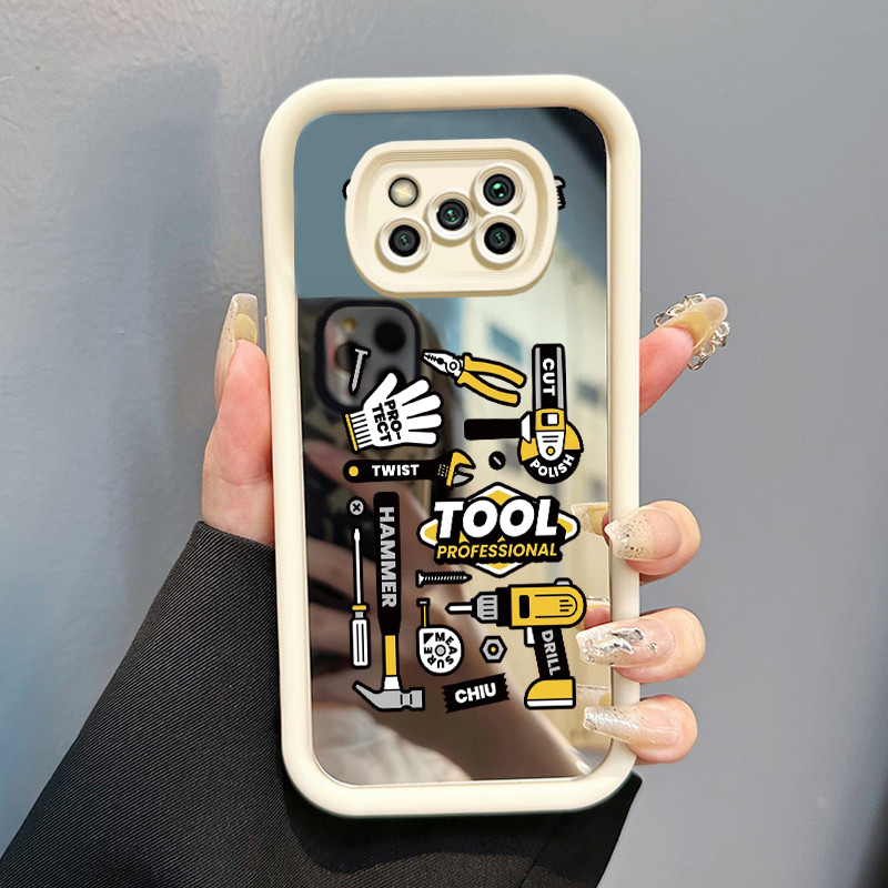 Casing Hp Untuk Xiaomi Poco X3 X3 Pro X3 NFC Case Casing pola merasa baik Kesing HP Cesing cermin Ka