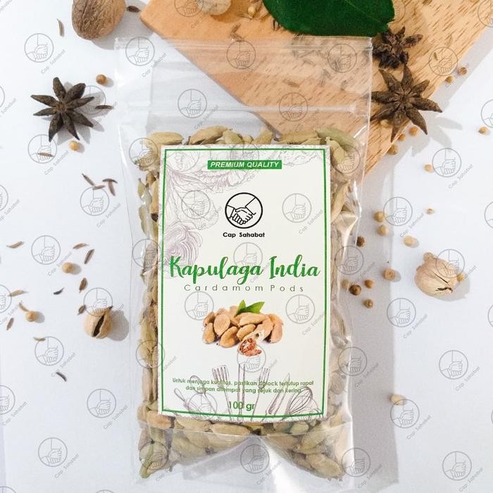 

Premium 100gr Kapulaga India / Cardamom Pods 100% PREMIUM