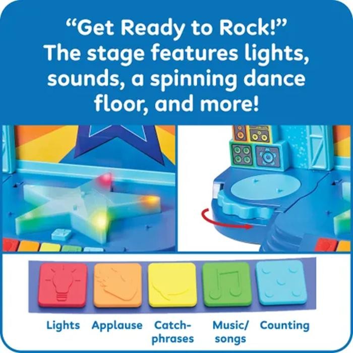 Hand2Mind Numberblocks Five Musical Superstar Stage, Mainan Edukasi Numberblocks Panggung Musik Five