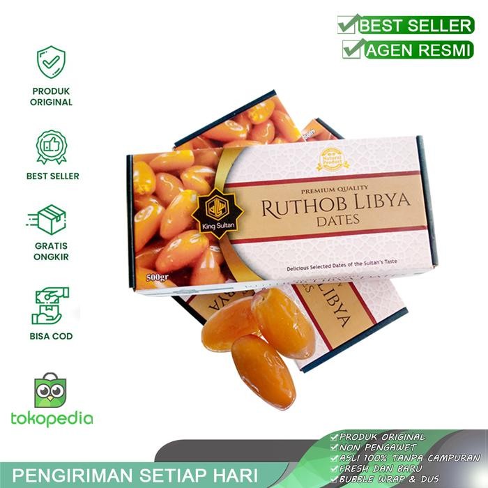 

Pilihan- Kurma Muda Kurma Ruthob Libya Dates 500G King Sultan