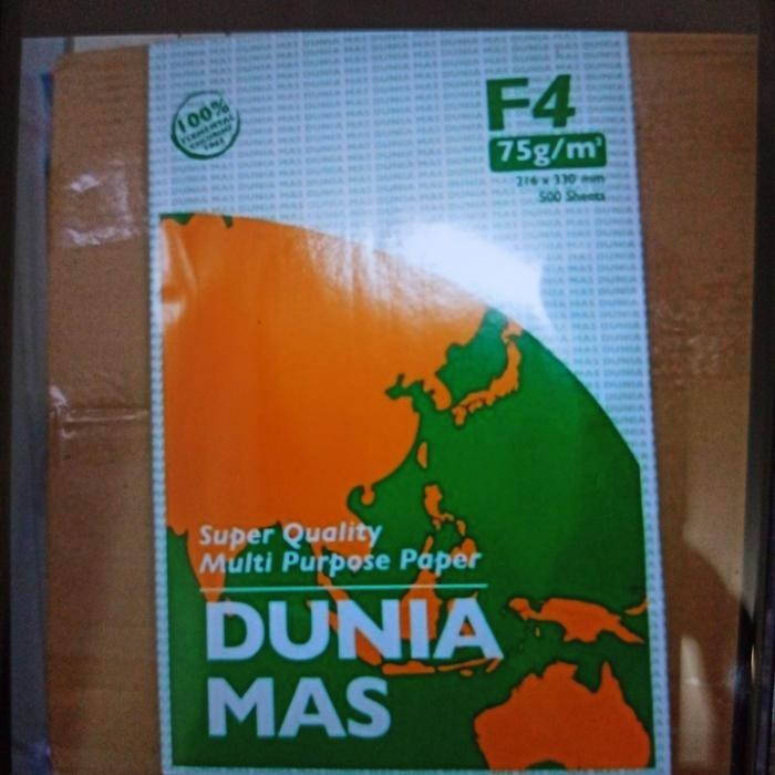 

Pilihan- Kertas F4 70 Gram Dunia Mas