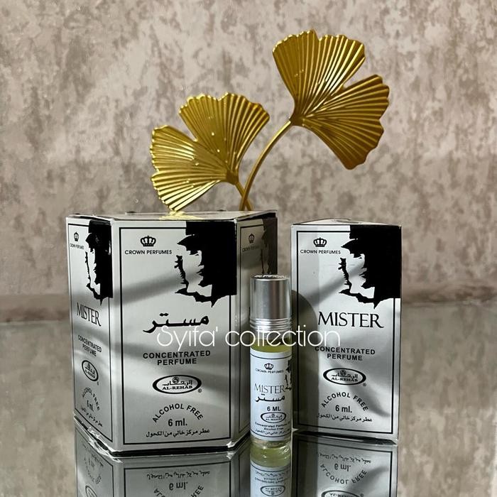 CUCI GUDANG Parfum Al Rehab Mister 6ml 6pc / 1 box. Minyak Wangi Alrehab Original WR112