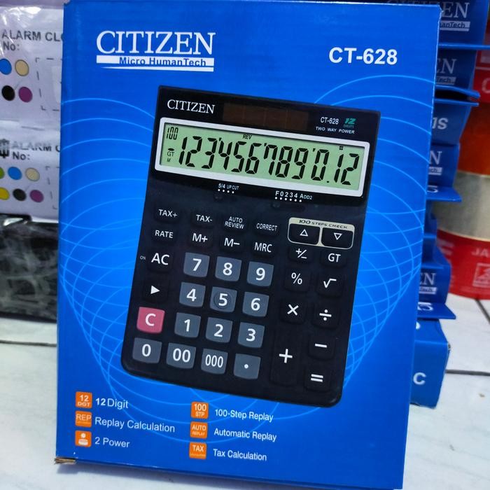 

kalkulator dagang/besar citizen CT 628