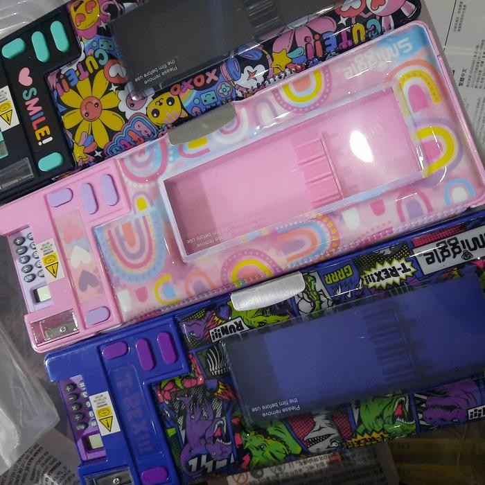 BRIGHT SIDE POP OUT PENCIL CASE/SMIGGLE PENCIL OUT CASE/SMIGGLE ORI