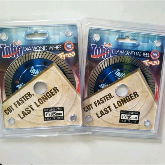 Mata Potong Granit Keramik 4" Turbo Diamond Potong Granit 4" Merk Toho