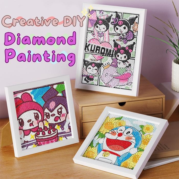 

Diamond Painting /Anime Series /Diamond Painting Plus Bingkai Diy Anak Kerajinan Set Lengkap +
