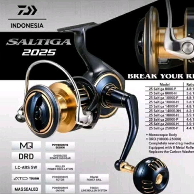 REEL DAIWA SALTIGA 2025 GLOBAL ORIGINAL DAIWA