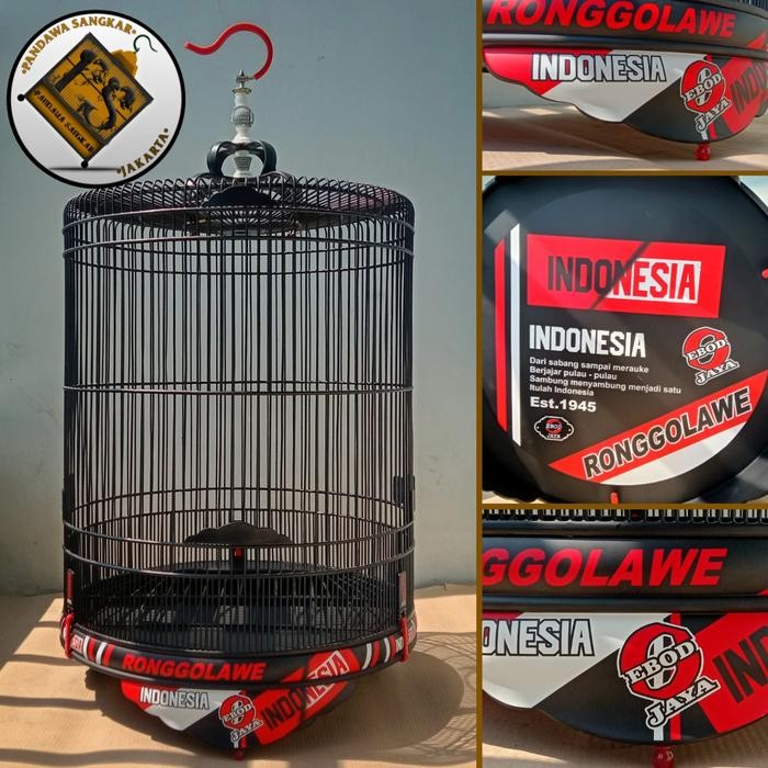 SANGKAR/KANDANG MURAI EBOD PVC DECAL RONGGOLAWE