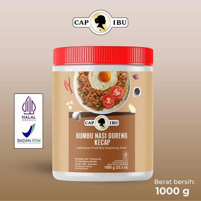 

Stok Baru CAP IBU Bumbu Nasi Goreng Kecap POT 1000gr