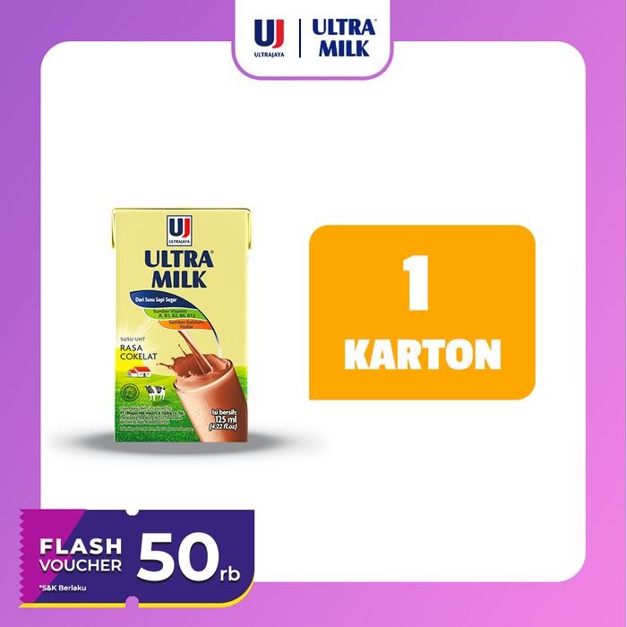 

Pilihan- Ultra Milk Susu Uht Chocolate 125Ml 1 Karton (40 Pcs)