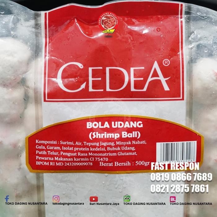 

Pilihan- Cedea Bola Udang 500G