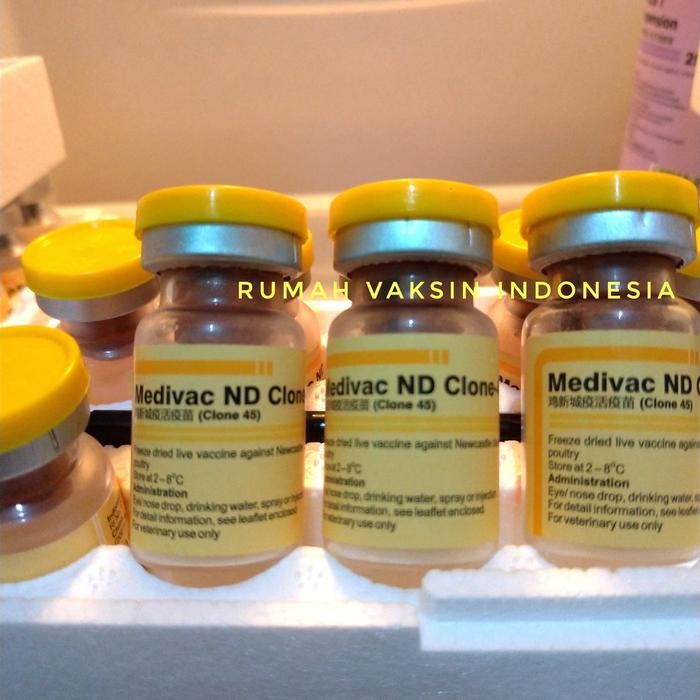 Pilihan- Vaksinasi Vaksin Ayam Nd Kill Nd Clone 45 Dosis 500 Ayam