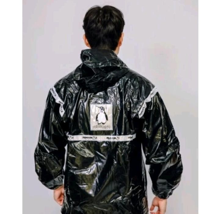 Pilihan- Jas Hujan Jumbo Penguin Original Pinguin Hitam P333 Xxxl Penguin'S Black Dewasa Pria