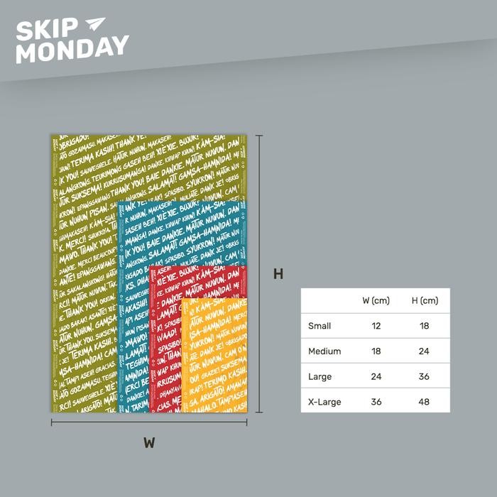 

SKIPMONDAY ECOMAILER POLYMAILER 36X48 CM AMPLOP PLASTIK PACKING OLSHOP KODE 526