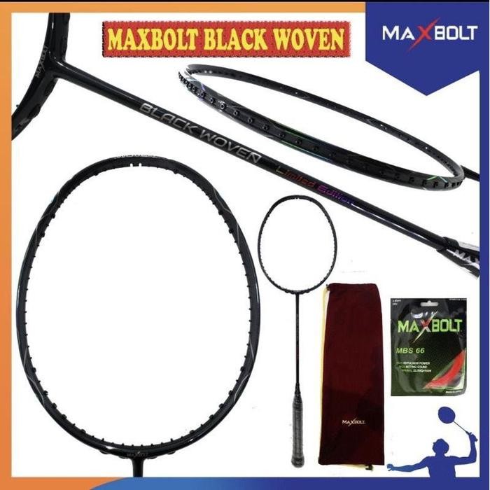 RAKET MAXBOLT BLACK WOVEN 35lbs Original