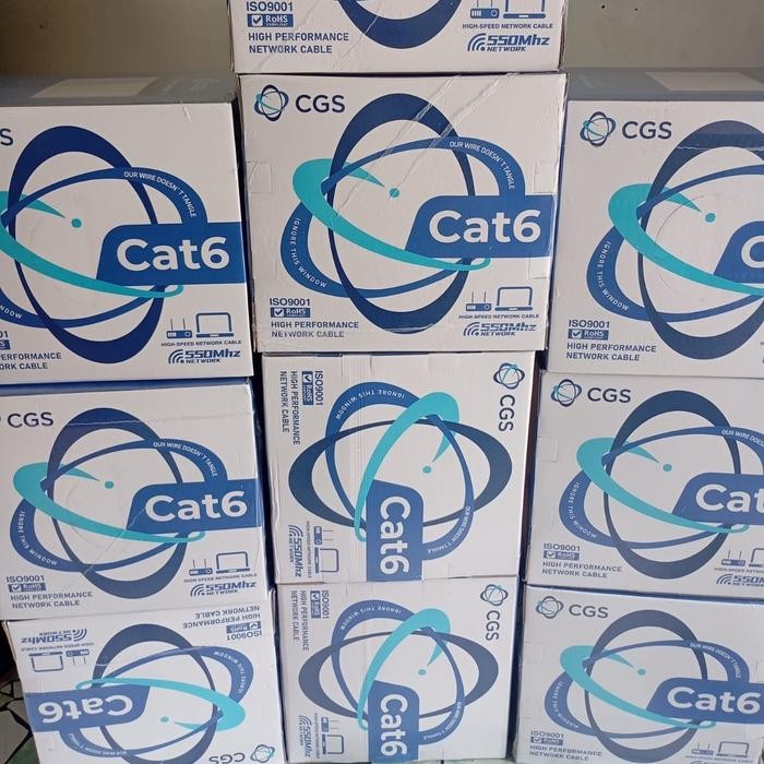 Terbaik Kabel Utp Cat.6 Full Cooper 23-Awg 4Pr /Kabel Lan Sekelas Comscope 100% Ori