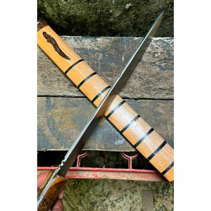 Bedog Pamoroan Simeut Janur Baja Per Asli Fulltang Kuat Berkebun.