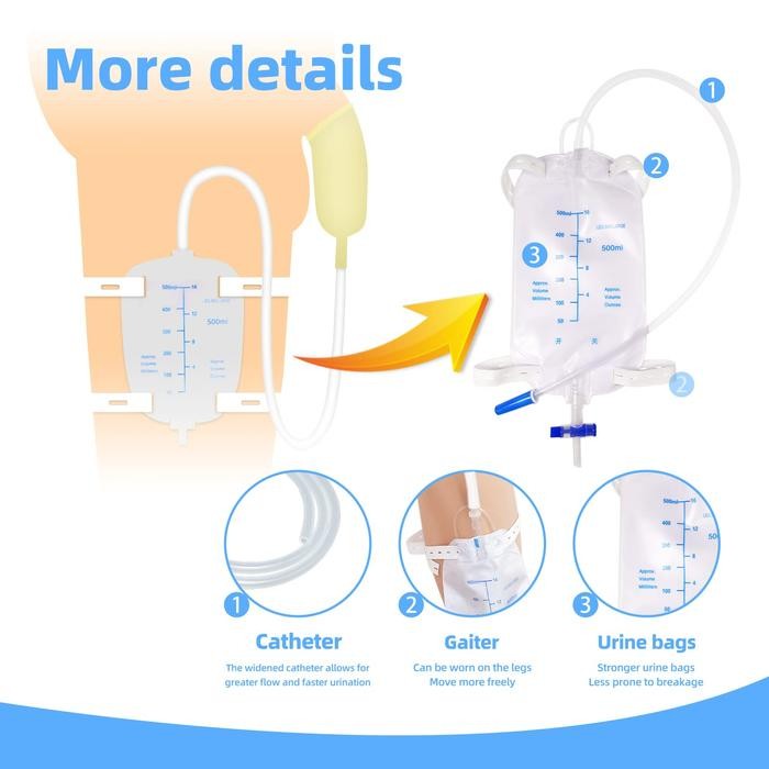 SALE KATETER URINE LUA UNTUK PRIA UNTUK PASIEN DENGAN INKONTINENSIA URIN