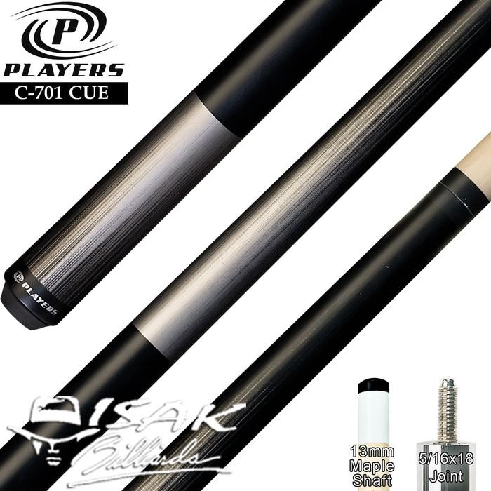 Players C701 Pool Cue - Maple Billiard Stick Stik Biliar Player Play