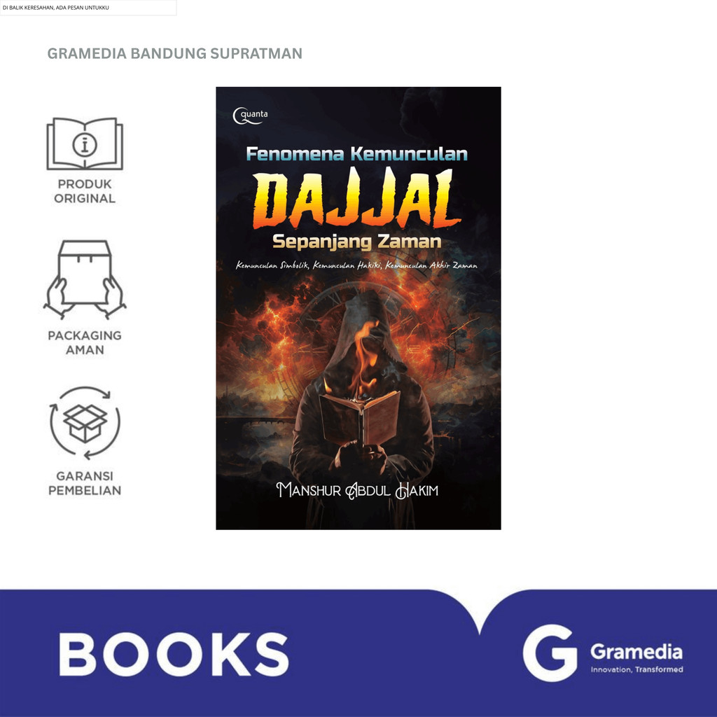 Gramedia Bandung Supratman | FENOMENA KEMUNCULAN DAJJAL SEPANJANG ZAMAN | Buku Religion & Spiritual 