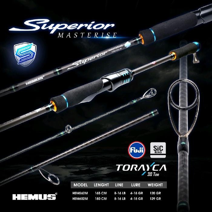 Hemus Superior Masterise Joran pancing Galatama Fuji SIC K series ori